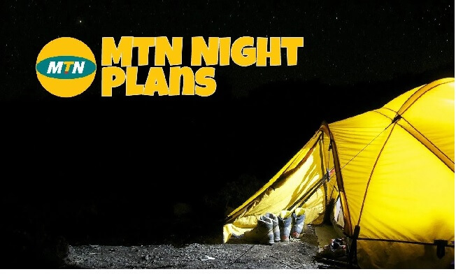 MTN Night Data Plans, Prices, and Codes